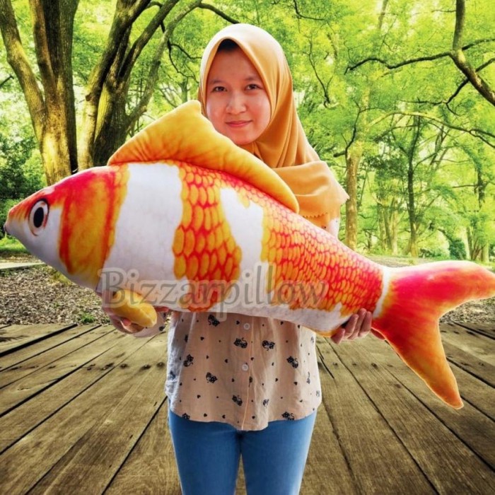 Must Have Bantal Ikan Koi Jumbo Ikan Koi Boneka Bantal Big Fish Jumbo Terbaru