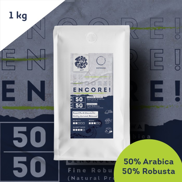 

Sale Kopi Encore! 50/50 Blend 1kg Three Folks Kopi Susu Espresso Blend /KOPI EUBE/KOPI KAPAL