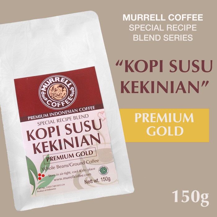 

TERLARIS Kopi Susu Kekinian PREMIUM GOLD 150g MURRELL special blend /KOPI EUBE/KOPI KAPAL