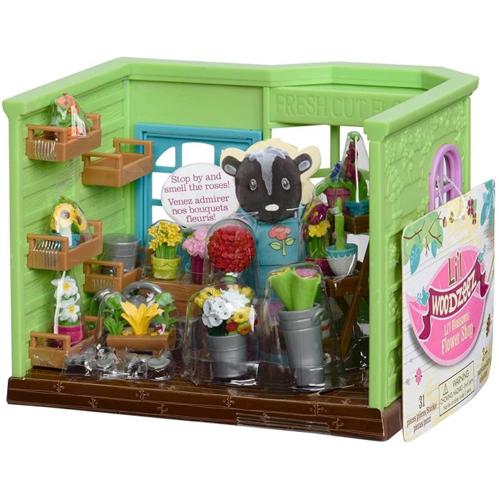 Must Have Lil Woodzeez Li'L Woodzeez Li'L Blossoms Flower Shop Bukan Sylvanian Termurah