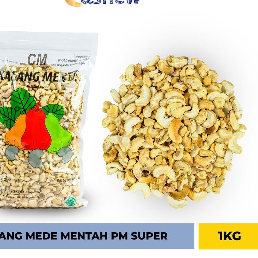 

Promo | HJ6 | Kacang Mede Mentah Belah PM Super 1 Kg - Sulawesi Cashew Kacang Mente / Mete Comextra Majora