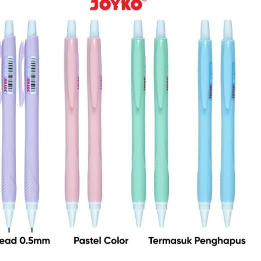 

Sale | HJ6 | Mechanical Pencil Pensil Mekanik Joyko MP-52 0.5 mm / Pensil Mekanik WARNA PASTEL