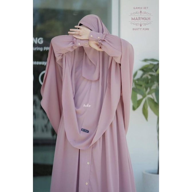 GAMIS SET NIQAB MARWAH BY AZDA