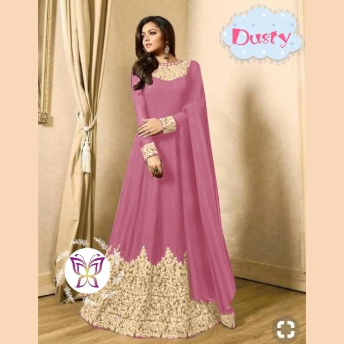Baju India Miss Rani dusty baju muslim pesta mewah mx dras vt
