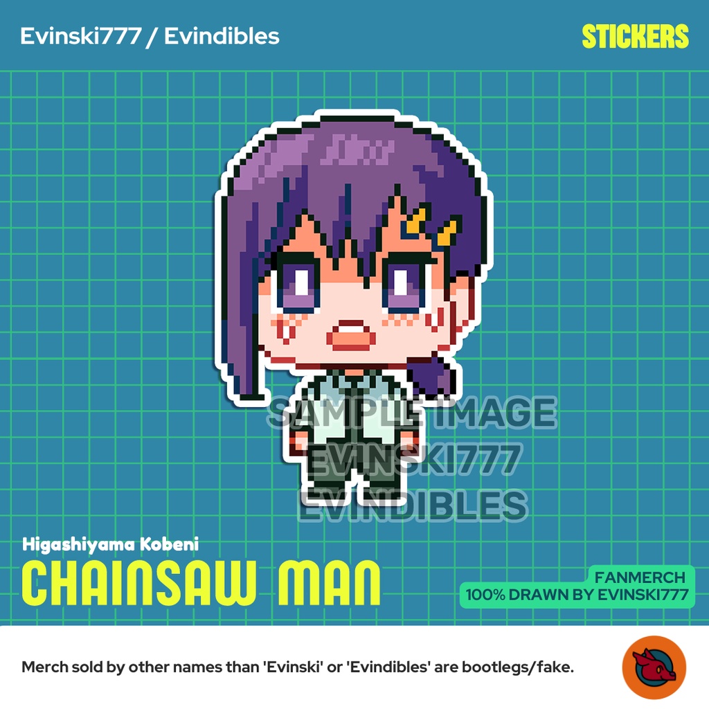 Stiker Sticker - Kobeni - Anime Manga Chainsaw Man CSM