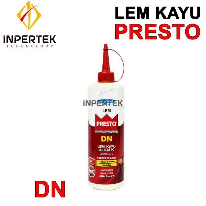 

ucl_gramari - lem kayu dn 600g presto alfatik - cepat kering & lengket interior