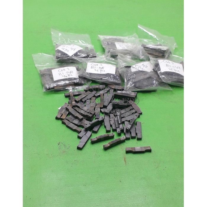 Insert Potong 3Mm Insert CUT 3 Pisau Potong Bubut Potong 3mm