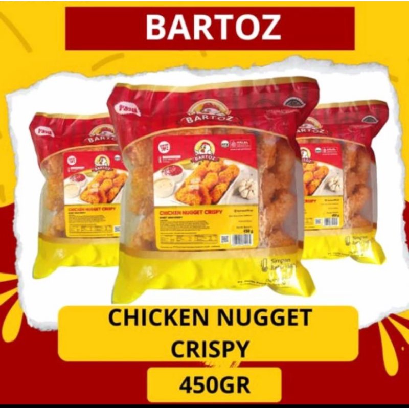 

Bartoz nugget crispy 450gr naget ayam crispy