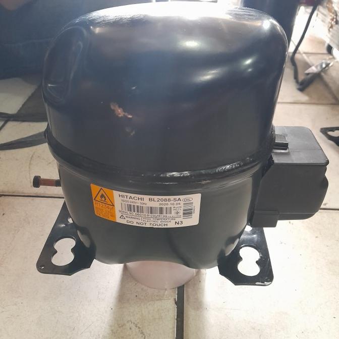 {{{{}}] Kompresor Kulkas Hitachi BL2088-SA 10220 -240V -50HZ 1/3 R134a