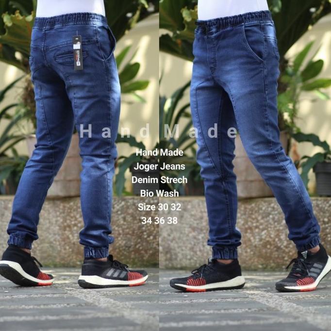 Celana panjang Jogger jeans l Celana panjang Jogger buat pria dewasa k