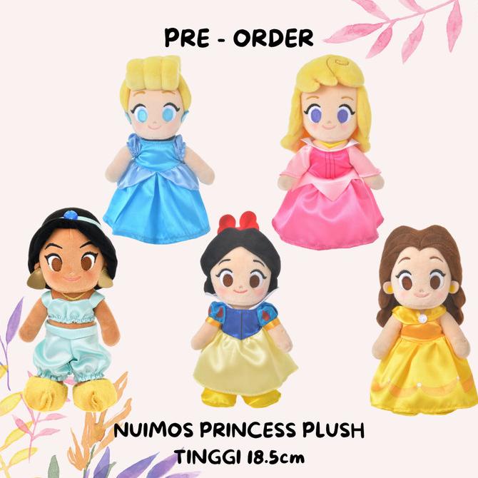 Nuimos Princess Belle Aurora Jasmine Snow White Ariel Rapunzel Disney