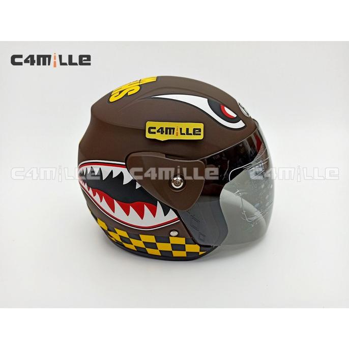 HELM EVOLUTION SHARK WARHAWK HALF FACE MODEL GM