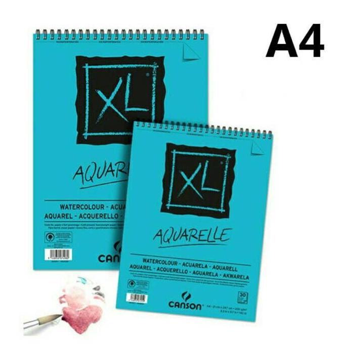 

canson XL watercolor pad a4 ring