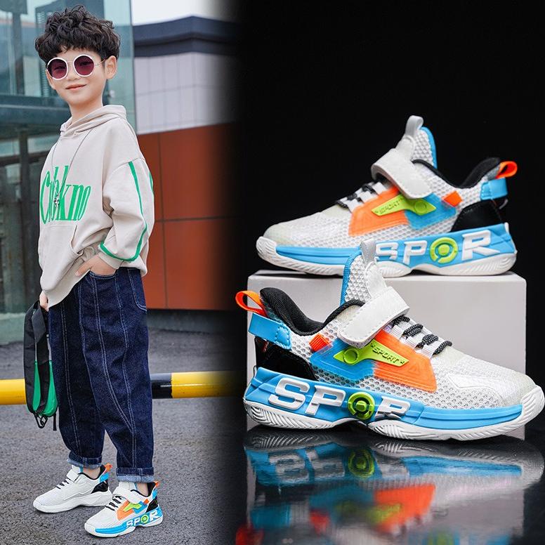 [KODE TLW8R] Minipetite SH2237 Sepatu olahraga sekolah anak sepatu lari anak laki-laki dan perempuan