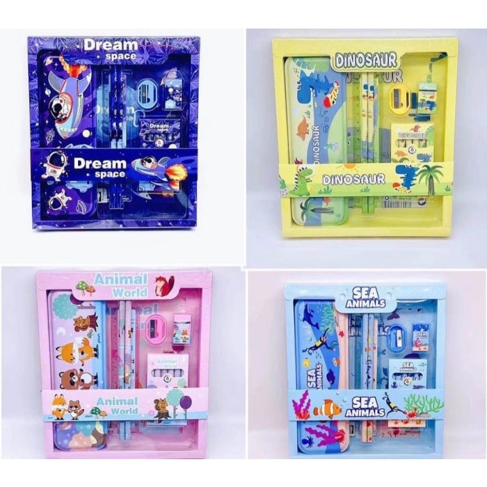 

Terlaris Set Alat Tulis Anak Yoyo 8016 Motif Spiderman Cars Frozen Hellokitty