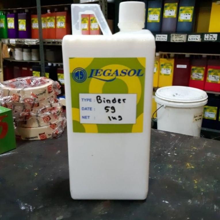 

NEW ARRIVAL !!! Binder 59 @1kg ( U/ Produksi Cat Extender Sablon / Cat Air ) [KODE 02]