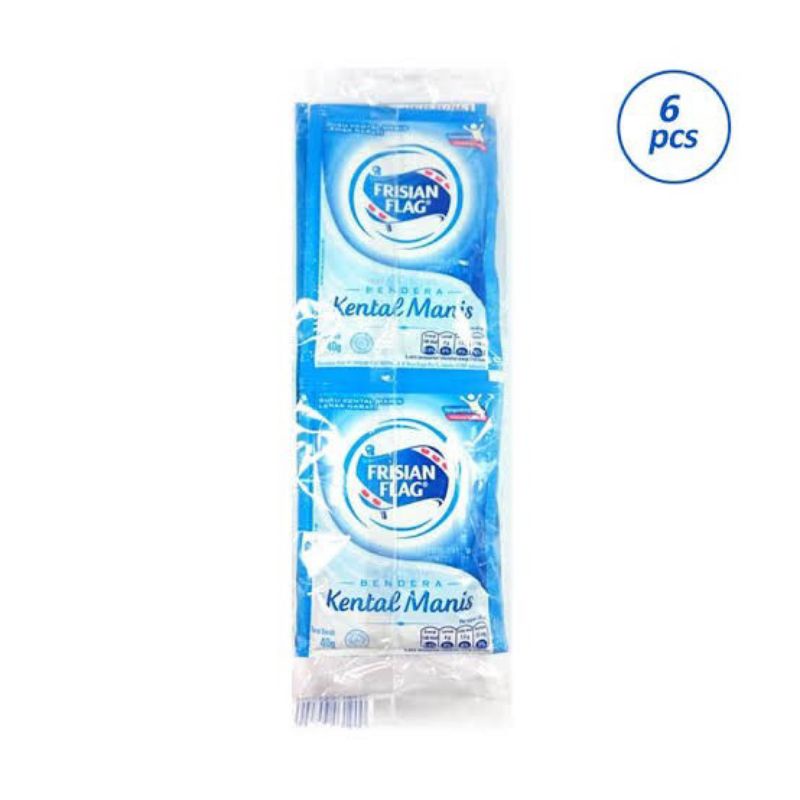 

Susu Kental Manis Fresian Flag Bendera Sachet 6 pcs