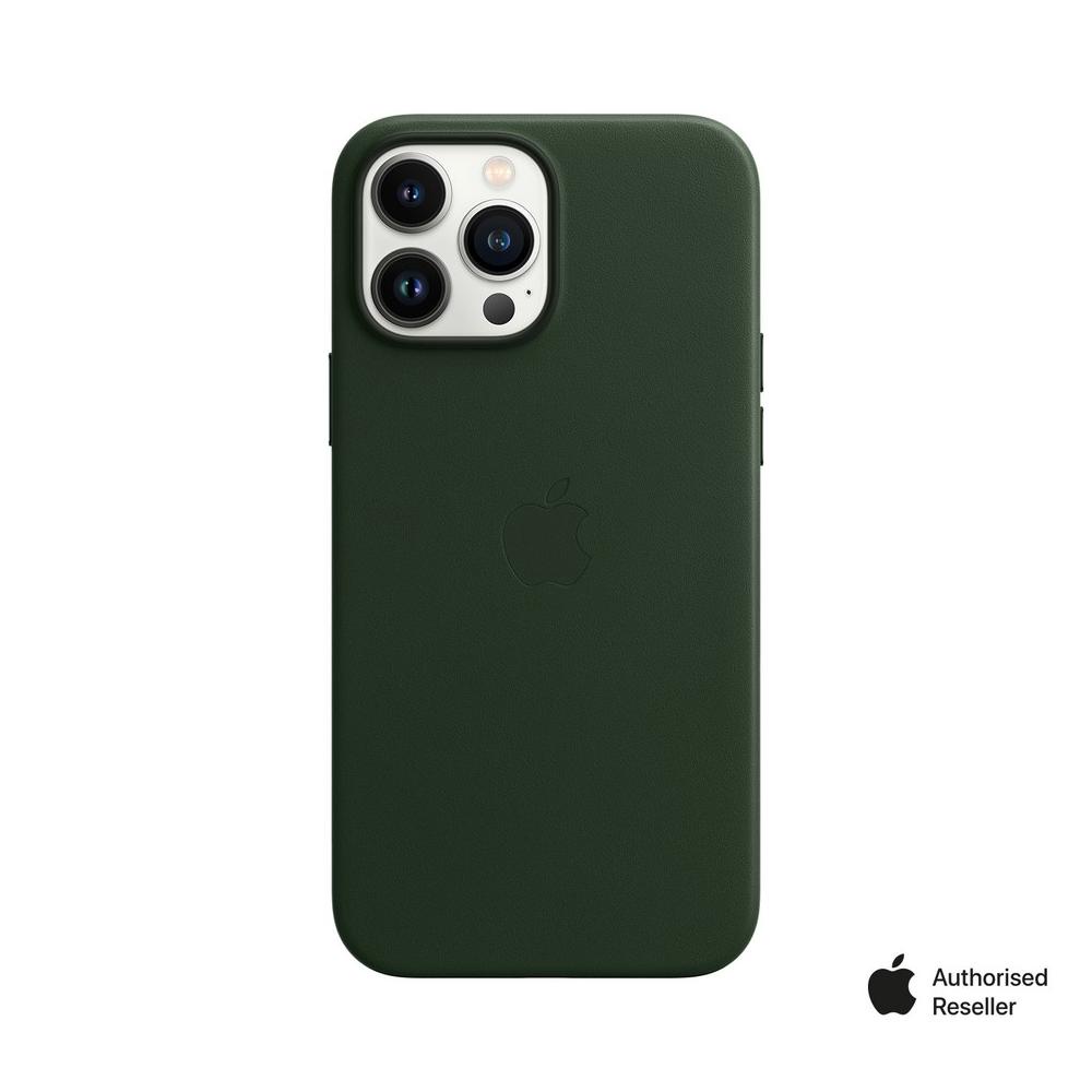 Apple Iphone 13 Pro Max Leather Case With Magsafe, Sequoia Green