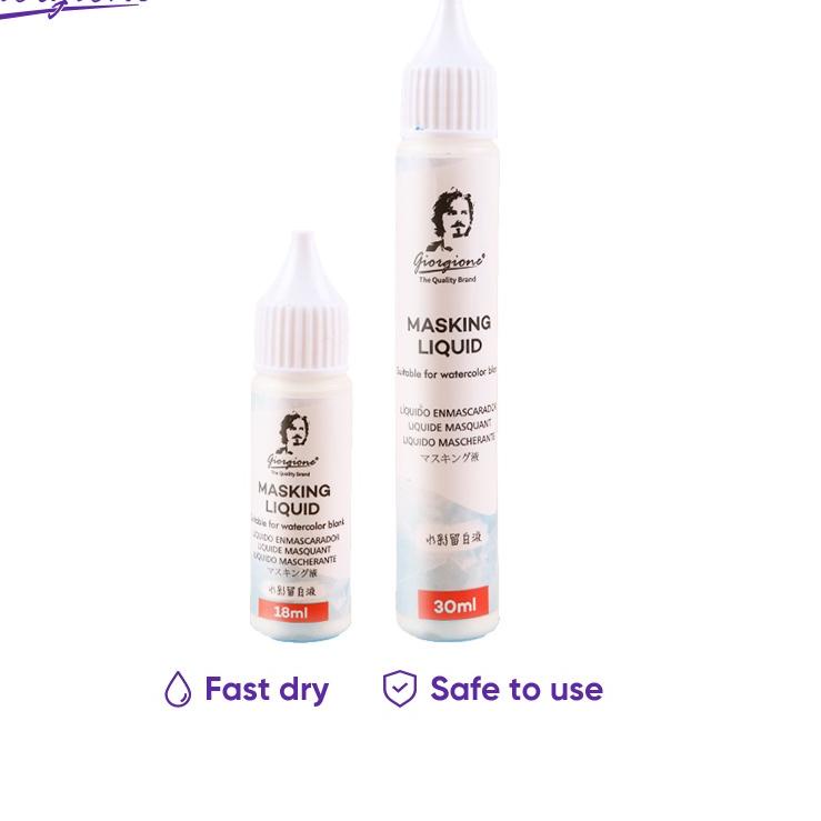 

D1sk0n 10.10☀ Giorgione Cat Air Putih Watercolor Cairan Pemutih Masking Liquid 375➭