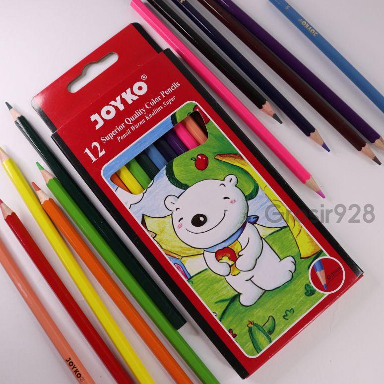 

[PRODUK-GGRNM37] Pensil Warna Panjang 12 warna Joyko CP-12PB Kirim Langsung