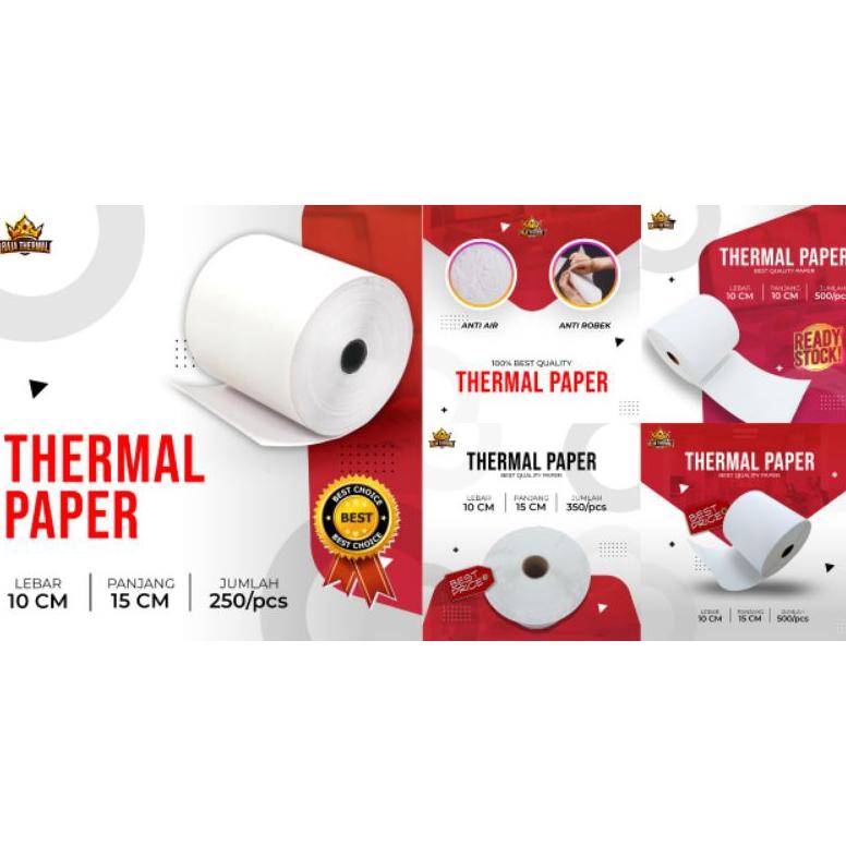

COD LABEL STICKER THERMAL 100x150 mm STICKER BARE A6 LABEL RESI ISI 250 LEMBAR ..