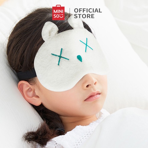 Denpasar COD BALI MINISO Eye mask Penutup Mata Beruang Bear Gel Mata Masker Mata Penutup Mata Untuk 