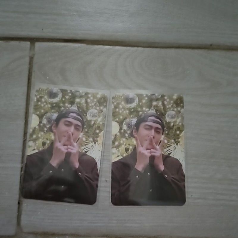 EXO sehun osh random pink christmas photocard pc official