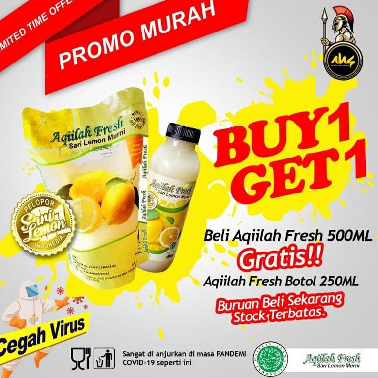 

PROMOSI !!! Aqiilah fresh sari lemon murni [KODE 432]