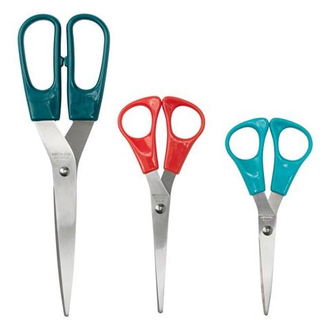 

[KODE 7NAW7] [901] 3 pcs Gunting Serbaguna Berbagai Ukuran - Stainless Steel Scissors