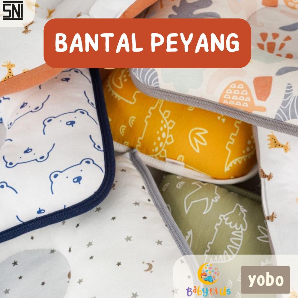 [KODE TQLEA] YOBO Bantal Peyang Bayi - Infant Head-Shaping Pillow