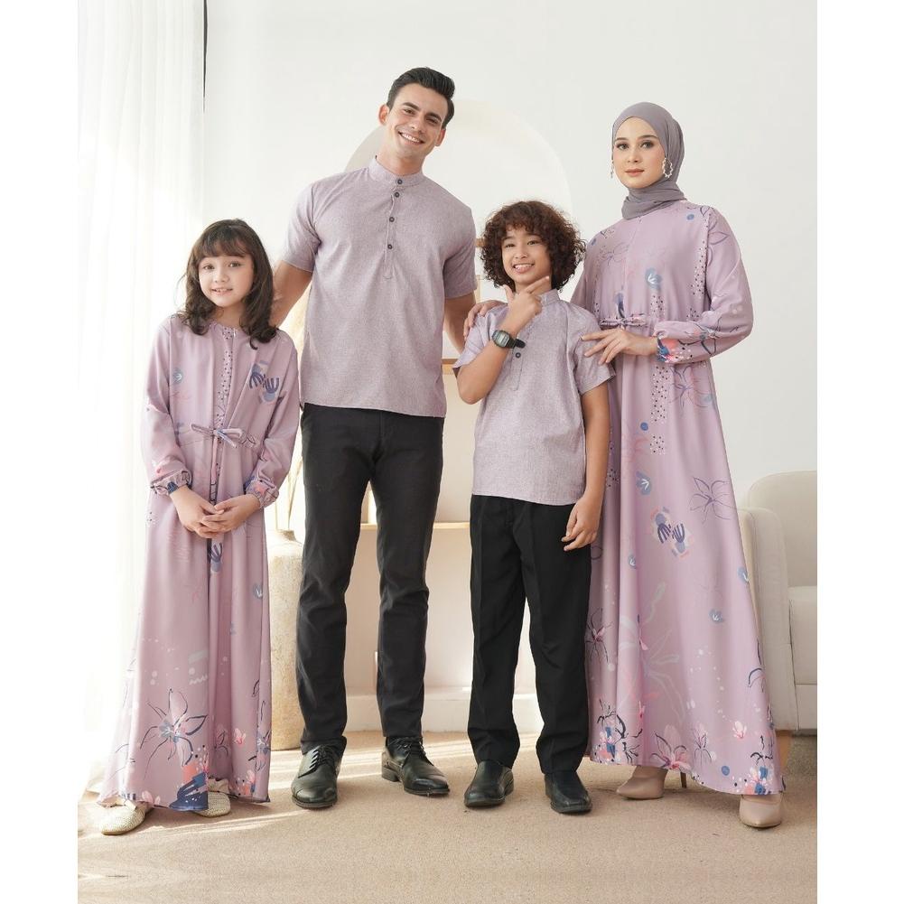 [COD] IQ65IQ65 Hijabwanitacantik - Magnolia Series Queen Family Set | Sarimbit Lebaran - Gamis Baju 