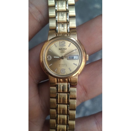 jam tangan cewek seiko otomatis 4207 00L0 original second bekas