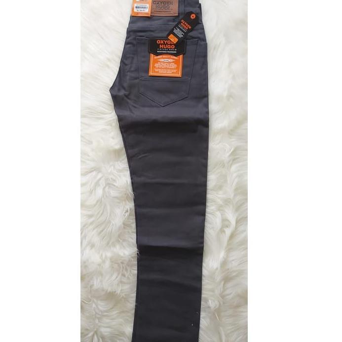 Original HUGO OXYGEN TERBARU JUMBO 28-38 JEANS PRIA PANJANG NAOMI SOFT /100% BEST COTTON /KATUN TERB