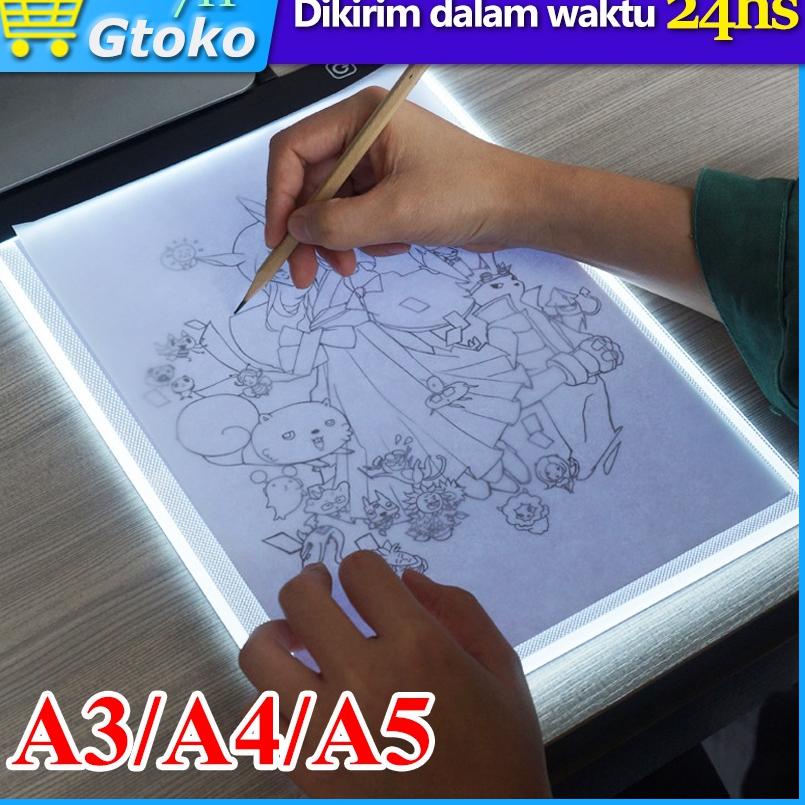 

[DISKON !!!] Drawing Tracing LED Light Pad A3 / A4 / A5 Copy Board [KODE 660]