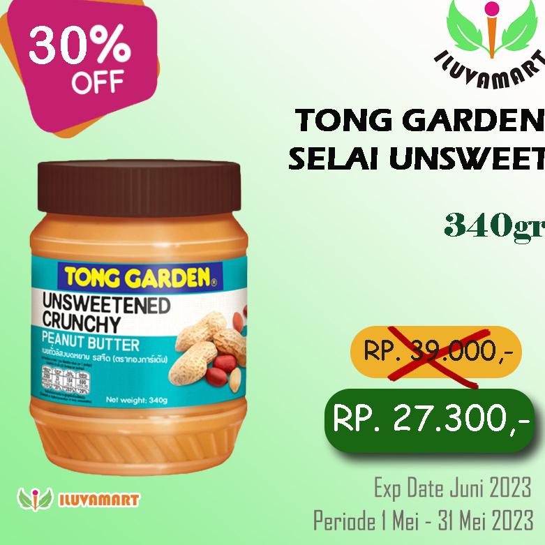 

[ SALE ] Tong Garden Peanut Butter 340gr Selai Kacang isi Roti Aneka Varian