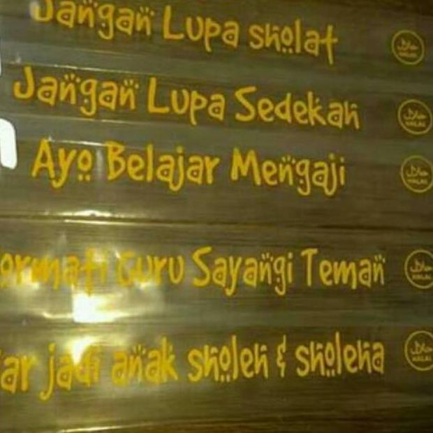 

✨11.11✨ Termurah terlaris plastik sablon es mambo Islami 1 kg