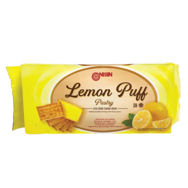 

Nisiin Lemon Puff Pastry Biskuit 100 gram