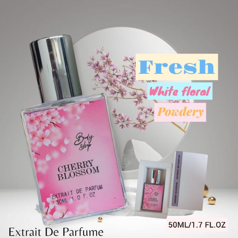 PARFUM PRIA DAN WANITA WANGI TAHAN LAMA EDT DAN EXTRAIT CHERRY BLOSSOM 30ML DAN 50ML