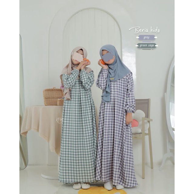 BERIA GAMIS KIDS BY KFM KIDS KHUMAIRA SYAR'I KIDS TERBARU GAMIS SYAR'I ANAK SHAKILA MOTIF SQUARE KEK