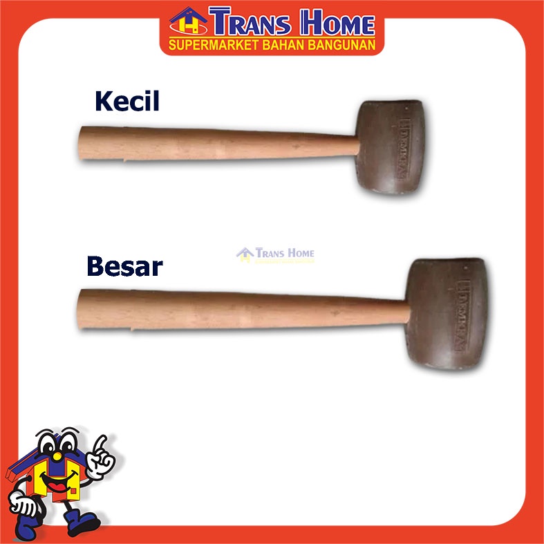 Palu Karet Kecil dan Besar Lemkra (LEMKRA)