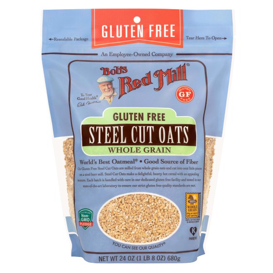 

Bob's Red Mill, Gluten Free Steel Cut Oats, 24 oz (680 g)-JktBar