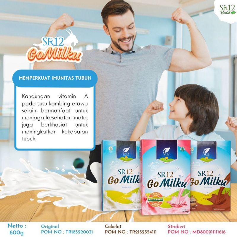 

Susu Kambing Go Milku SR12