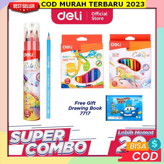 

Krayon Anak Set Murah Usia 9 10 11 12 Thn Anti Kotor Perempuan Anak Sekolah 2 Tahun Pastel Tk Sd Umur 3 4 5 6 7 Th Alat Menggambar Ajaib Bentuk Segitiga Seni Lukis Warna Cerah Hadiah Kado Paud Lengkap Laki Laki Pengasah Deli Combo Set 3 - Crayon + Felt