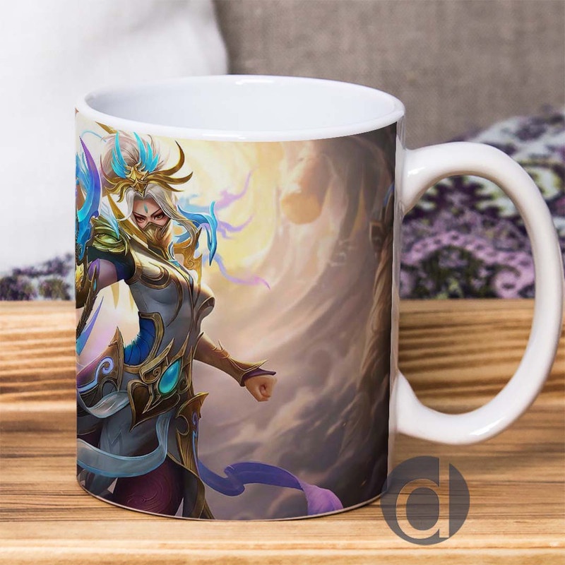 Mug Gelas Mobile Legends Hanabi Skin Collector Riverland Phoenix M20
