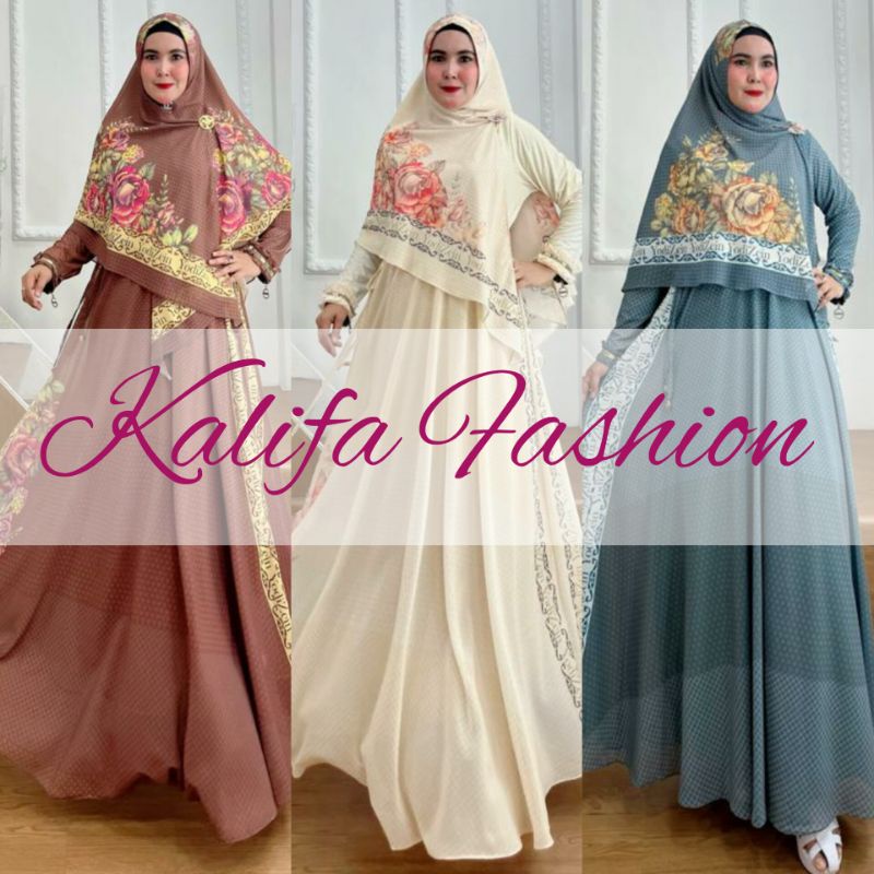 Dress Anuza Series by Yodizein Syar'i / Gamis Pesta Mewah / Gamis Set Syar’i / Dress Muslimah / Baju