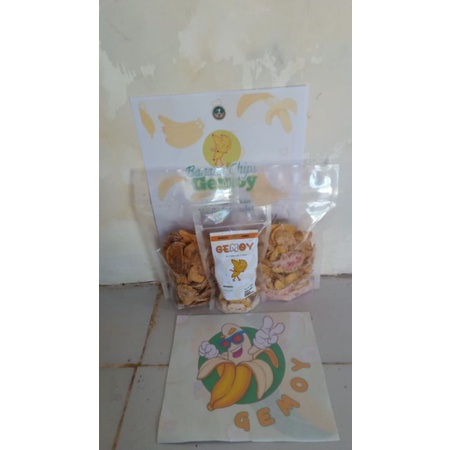 

100gr PISANG GORENG / BANANA CHIPS / RASA COKLAT DAN VANILA