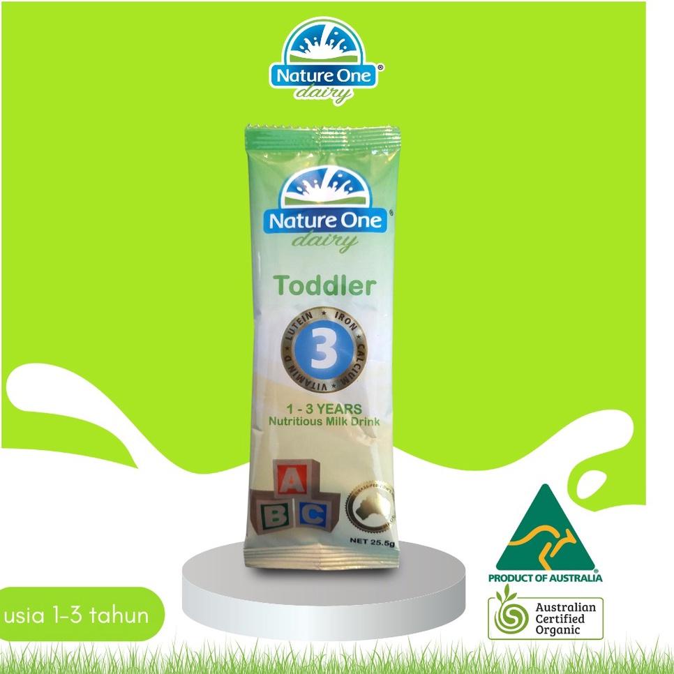 

[NEW !!] Nature One Dairy Step 3 Sachet 25.5gram Non Organic [KODE 67]
