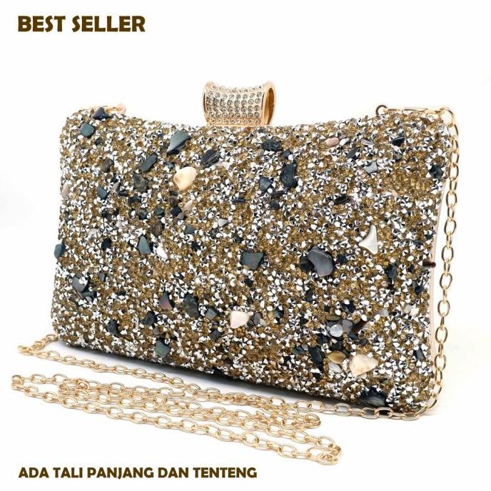 TAS DOMPET CLUTCH PESTA KONDANGAN WANITA MEWAH IMPORT TERBARU 76