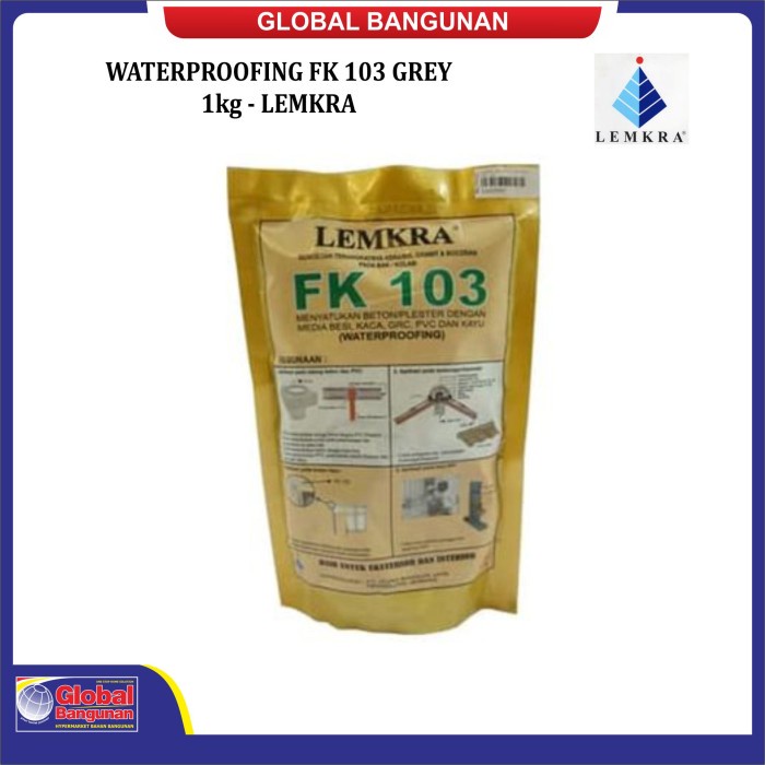WATERPROOFING FK 103 GREY 1kg - LEMKRA