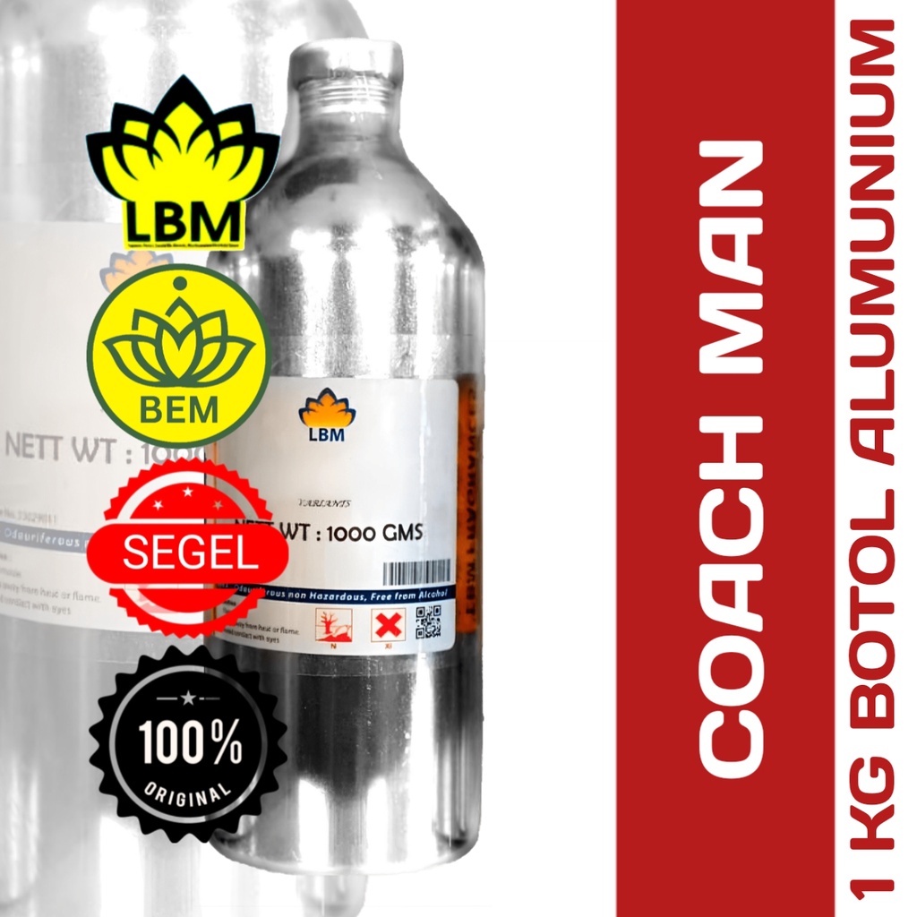 COACH MAN Bibit Parfum by LBM isi 1000Gms Segel Alumunium